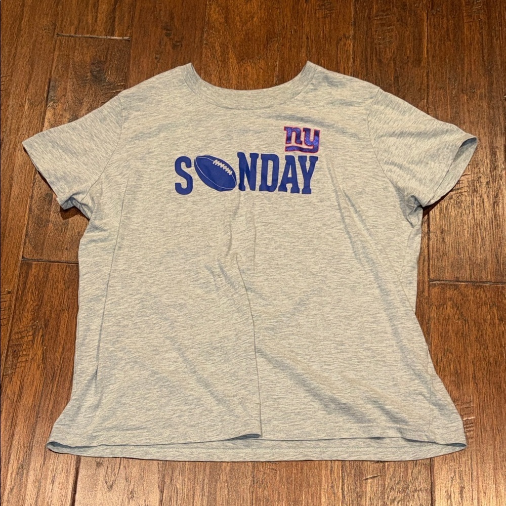 Women’s 3X NY GIANTS - NFL Gray Team Apparel Women's T-Shirt